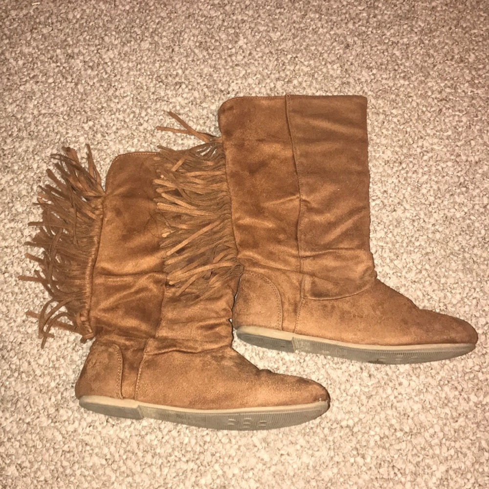 Girls Cowboy Arizona Brown Boots